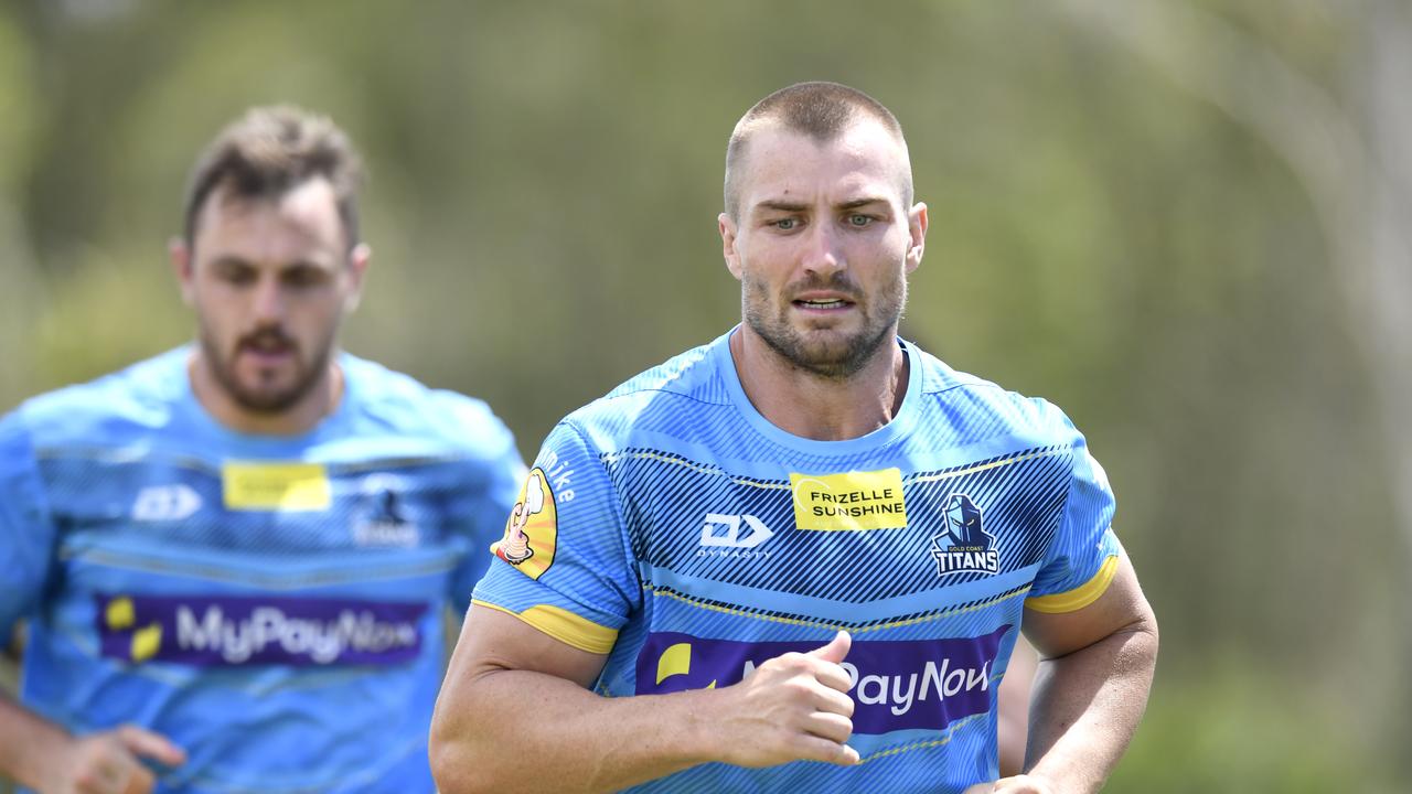 Kieran Foran has opened contract extension talks with the Titans as he contemplates forging on into a remarkable 17th NRL season. Picture: NRL Images