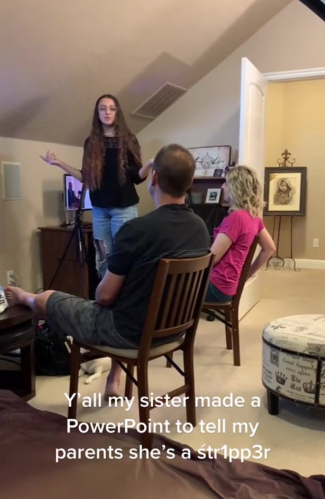 Viewers have praised her mum’s supportive response. Picture: TikTok/mildwestsami