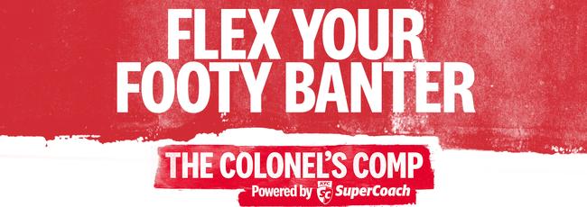 Flex your footy banter in the KFC SuperCoach Colonel's Comp.