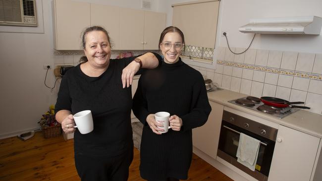 Christine Romano, 56, and her daughter Alex Jones, 28 at their home in Elizabeth North. Picture: Brett Hartwig