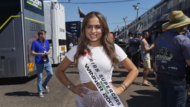 Miss Supercars 2017 Sophie Budack during the 2018 Crownbet Darwin Triple Crown. Picture: Keri Megelus