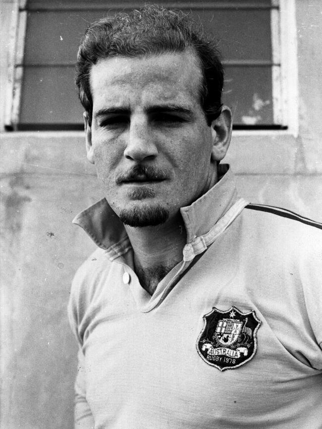 Wallaby captain Tony Shaw in 1978