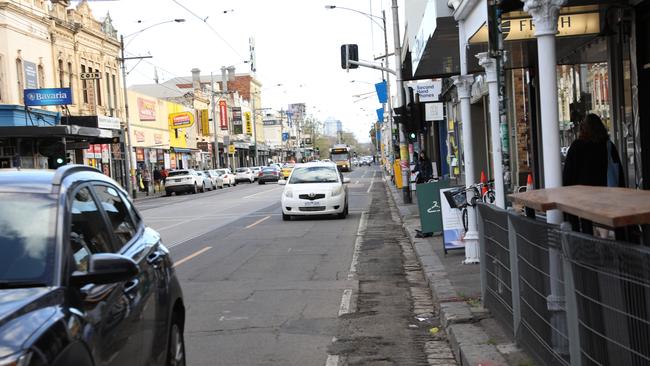 Cyclists have been left fuming after water main works on Sydney Rd left their bike lane in what they say is an unsafe state.