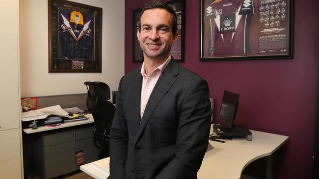 Melbourne Storm CEO Dave Donaghy has been linked to the Broncos. Picture: Michael Klein