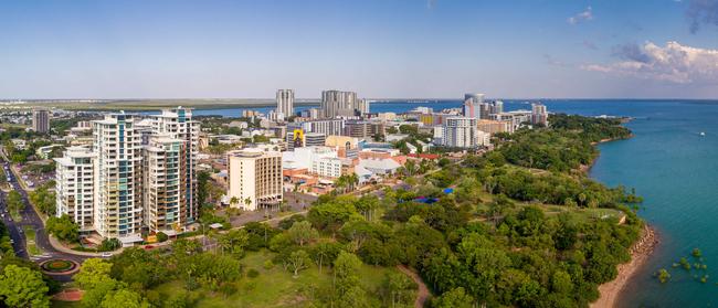 An NT News poll showed 55 per cent of responders were in favour of some sort of development on the “under utilised” Esplanade, such as food trucks or commercial ventures. Picture: Che Chorley