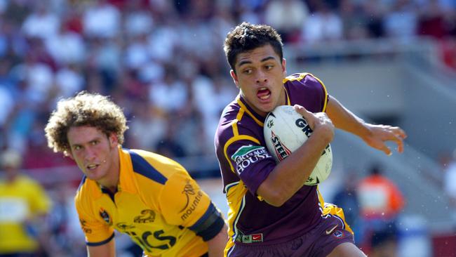 Karmichael Hunt was the Dally M rookie of the year in 2004. Pic Darren England.