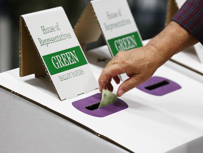 There are also recommendations calling for stronger identification measures for voters. Picture: Brendan Radke