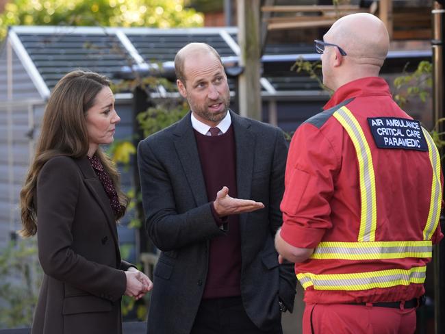 Prince William called first responders “heroes”. Picture: Getty Images