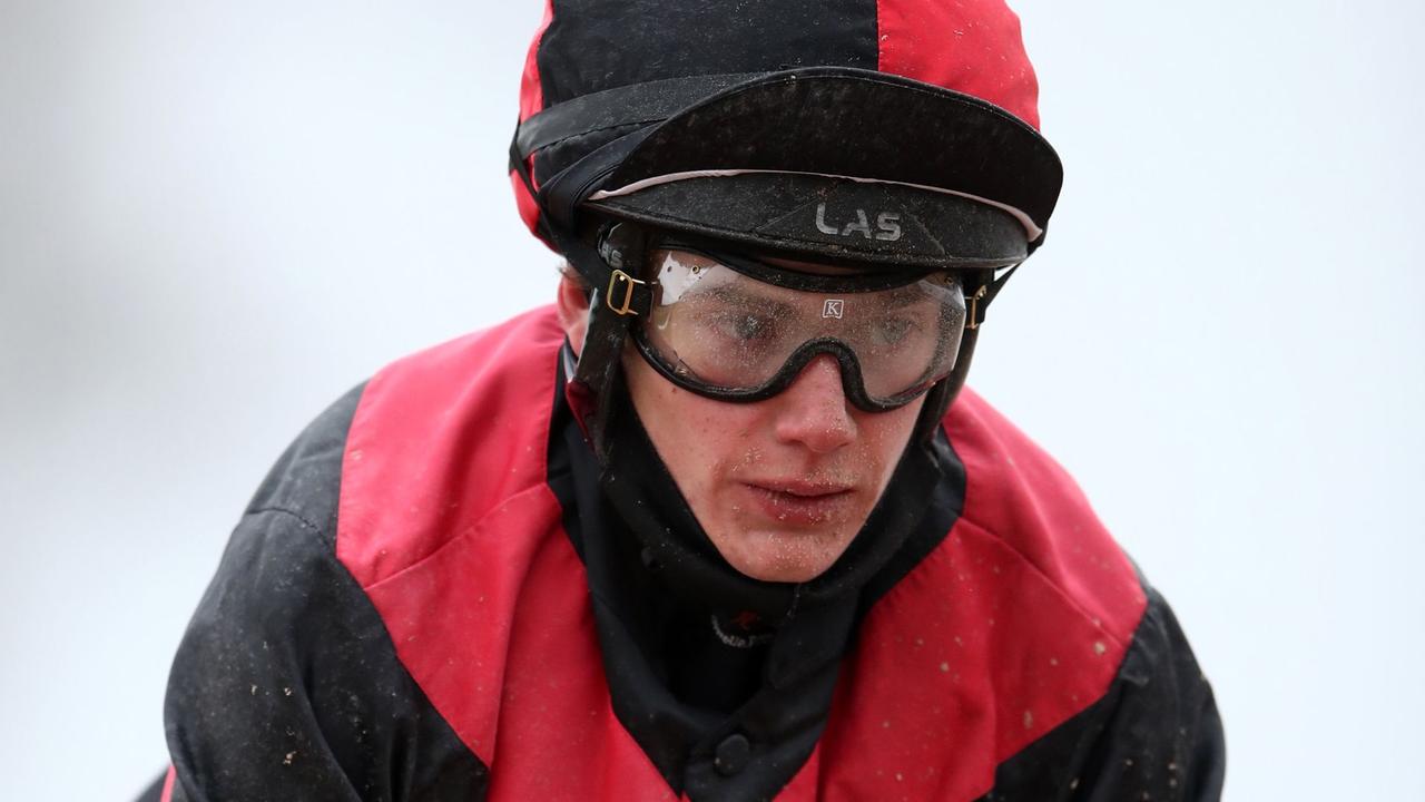 English jockey Oliver Stammers is happy to leave the English snow and will start his Australian stint at Yarra Valley on Saturday. Picture: Getty Images