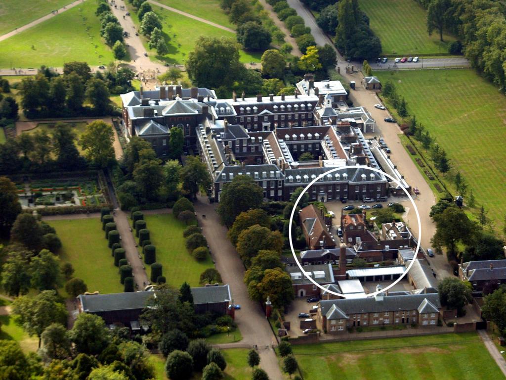 The two-bedroom house, known as Nott Cott, is in the grounds of Kensington Palace. Picture: Getty Images