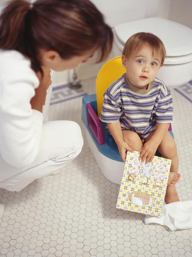 Is it that hard to believe mums want to stay at home, even when it’s time to potty train? Picture: Supplied