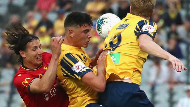 Adelaide United’s Michael Marrone has triggered a contract extension according to sources. Picture: AAP Image/Jeremy Ng.