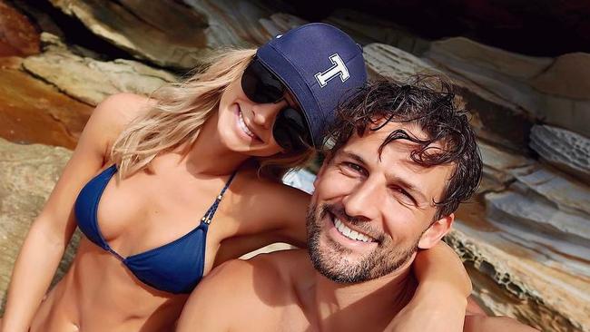 Anna Heinrich and Tim Robards ... “Officially forever.” Picture: @annaheinrich1/Instagram