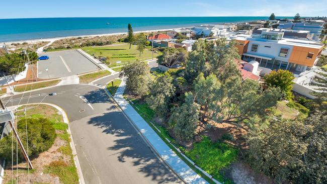 An aerial shot of Lot 33 Seaview Road, Tennyson. Source: Supplied