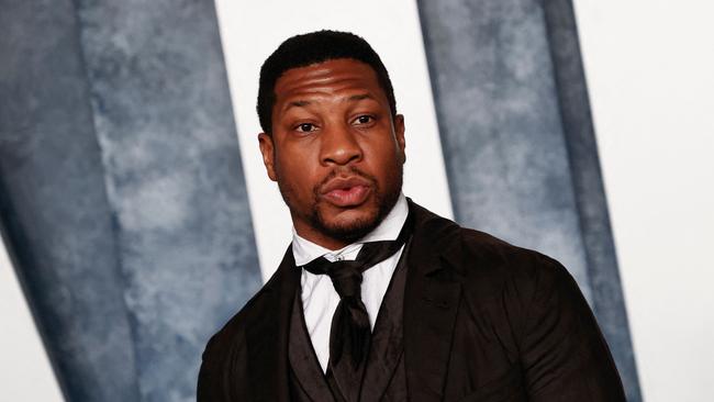 Jonathan Majors was an onstage presenter at the Oscars. Picture: Michael Tran/AFP