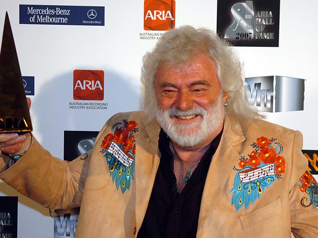 He was honoured for his work as a singer, songwriter, performer, mentor and producer, and to professional associations. Picture: AAP Image/Joe Castro