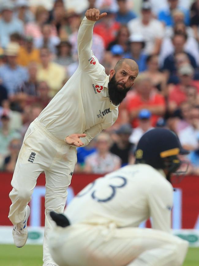 Moeen Ali. Picture: AFP