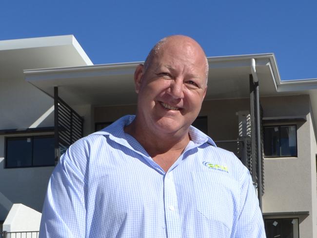 GPH Projects owner Phil Dowthwaite at the Castle Point unit development at Belgian Gardens which the Gold Coast-based company is building for the Blue Sky funds management group