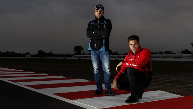 Todd Kelly with brother and Nissan teammate, Rick. Pic: Supplied