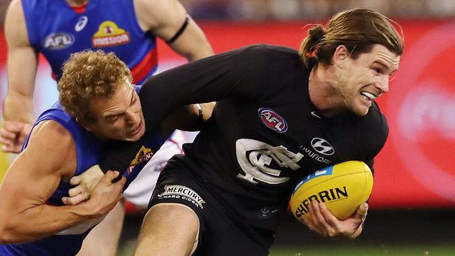 Carlton expects Adelaide to come for Bryce Gibbs late in the trade period. Picture: Michael Klein