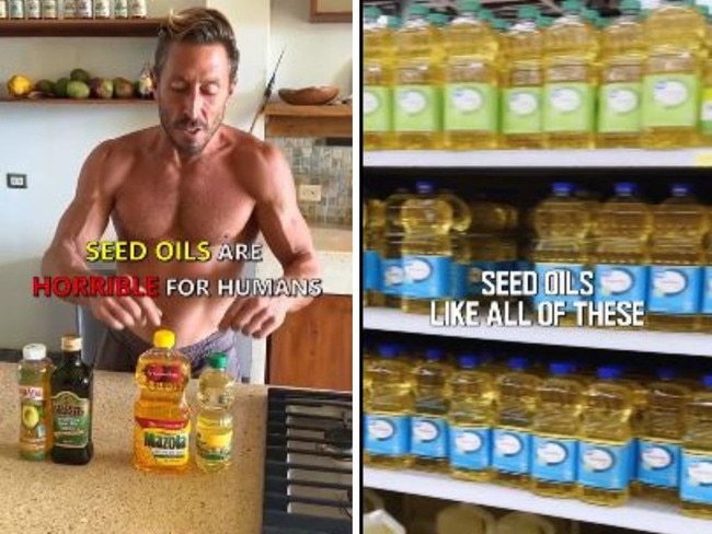 Doctor refutes influencers' claims that seed oils are bad for us. Picture: TikTok