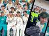 Ashes stars given marching orders by police during celebrations