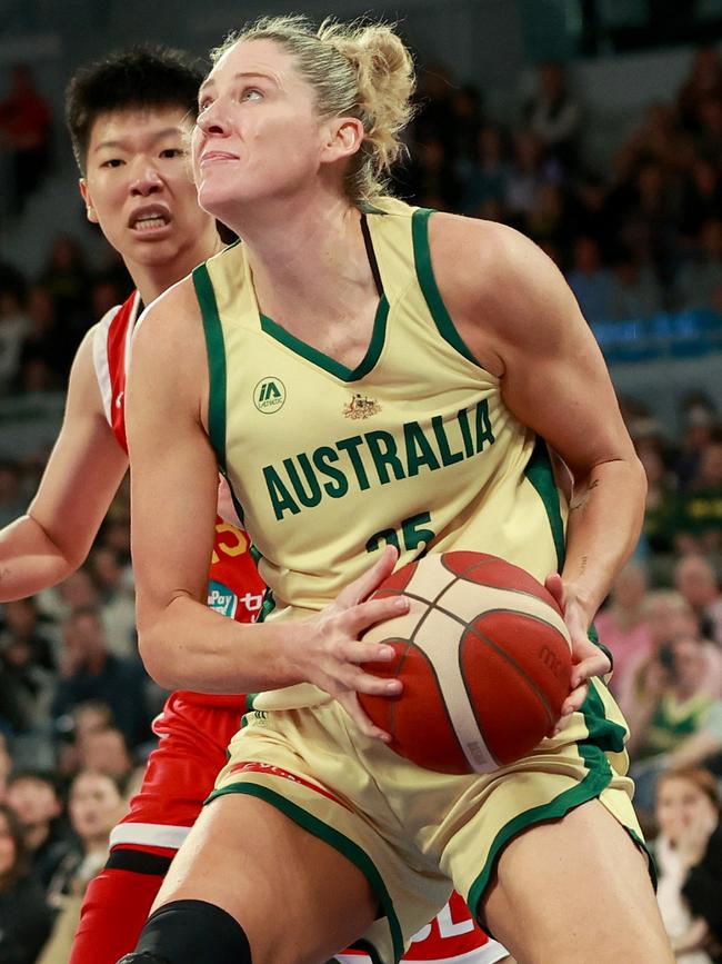 Lauren Jackson is vying for her fifth Olympics campaign with the Opals. Picture: Kelly Defina/Getty Images