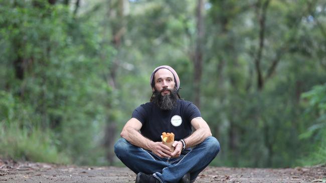 The Haloumi Hut owner Stelio Nicolaou is a small business operator being impacted by coronavirus fears, with markets and events being called off. Picture: Sue Graham