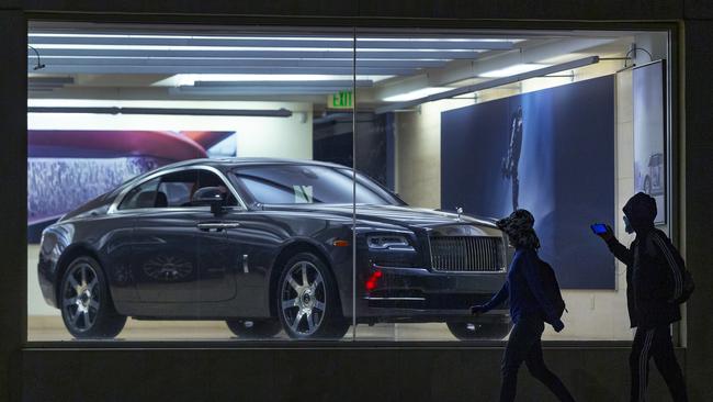 Car sales have crashed in Australia, even though dealerships remain open. Picture: AP