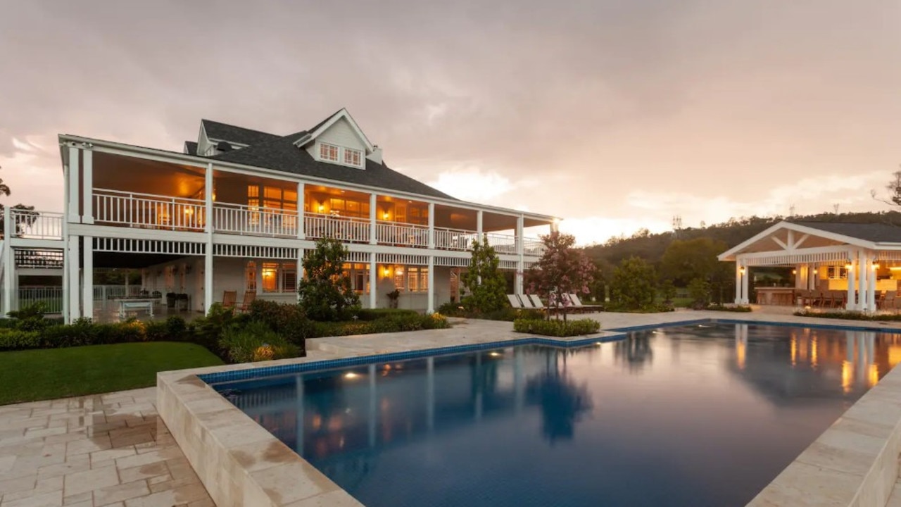 This Rivermead Estate on the Gold Coast came in number 3 for Australia’s most expensive Airbnbs. Picture: Supplied/AirBNB/SMoney