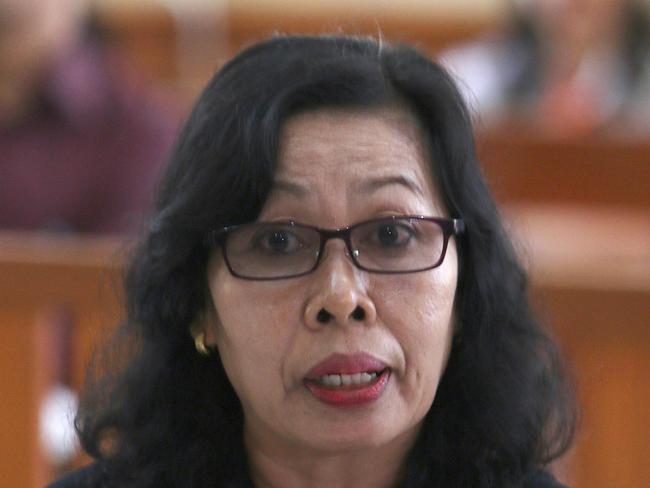 Wayan Sudarsa's widow Ketut Arsini.