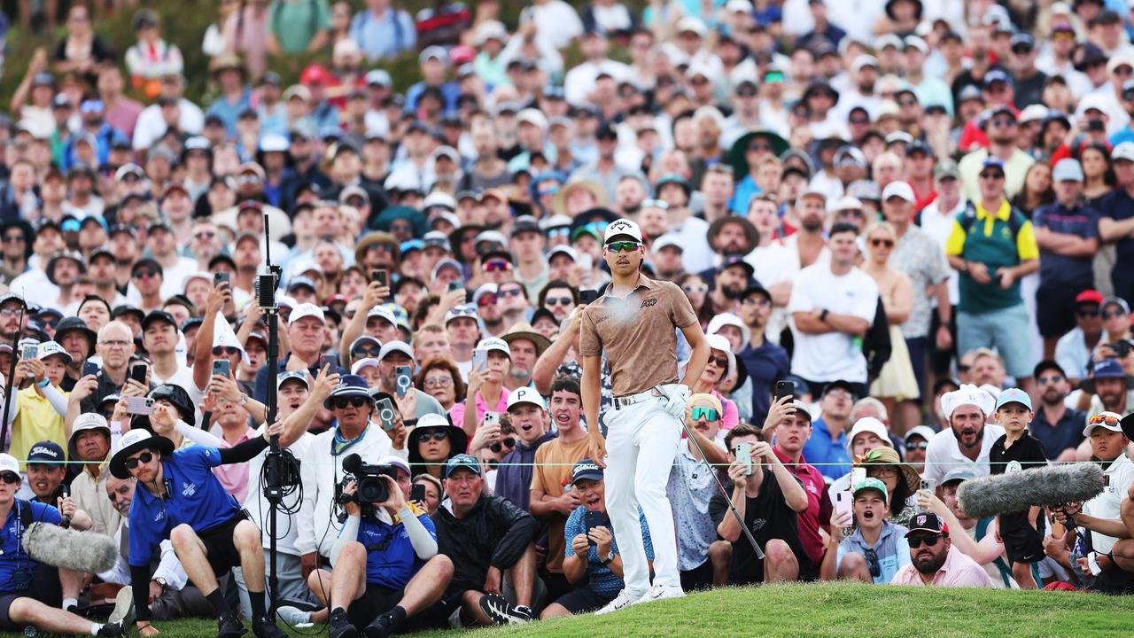 Crowds flocked to watch Min Woo Lee at the Australian Open. Picture: Mark Metcalfe/Getty Images