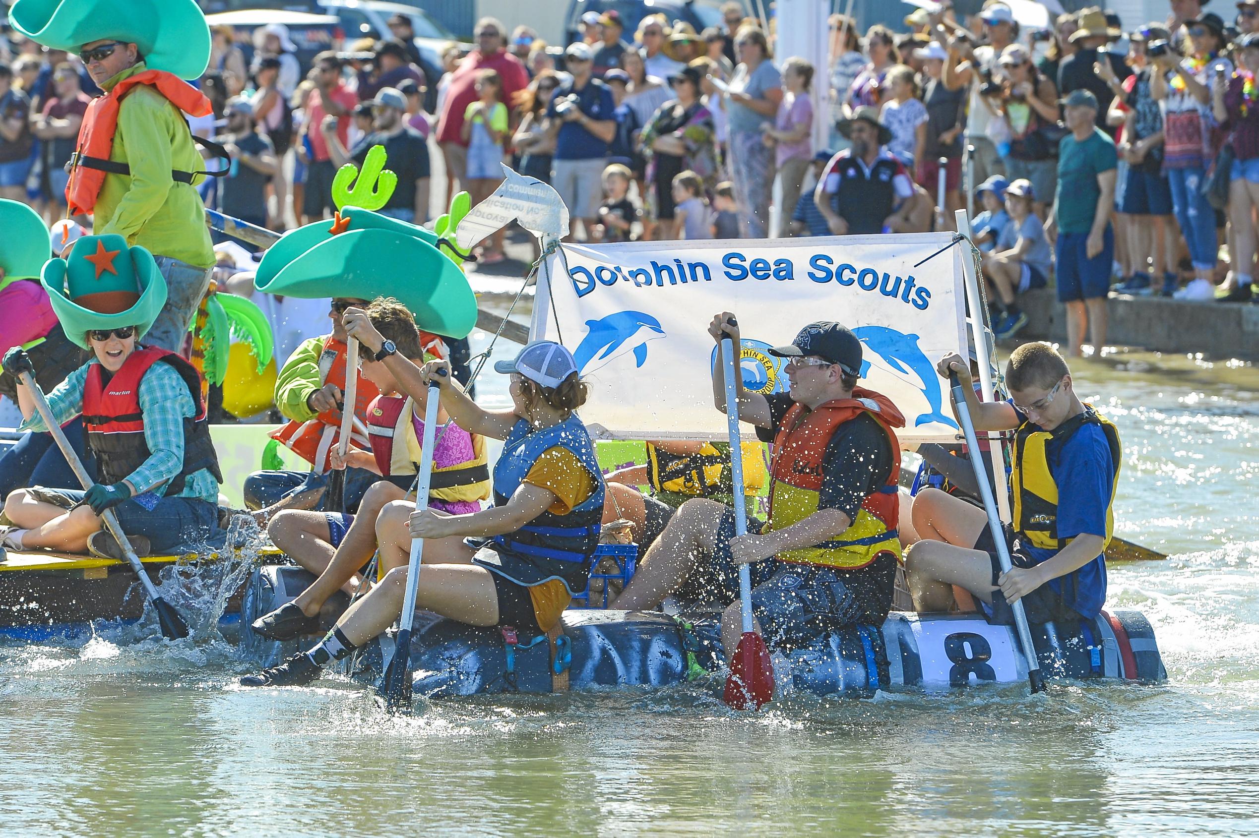 2018 Gladstone Harbour Festival Great Raft Race | The Courier Mail