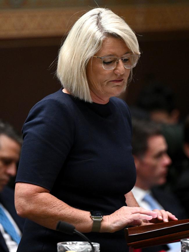 NSW Police Minister Yasmin Catley. Picture: Dan Himbrechts