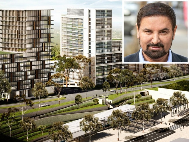 Jean Nassif spent more than $300m to assemble a block of land in Sydney's Hills district, which is now for sale.