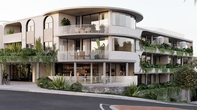 A glimpse at a proposed mixed apartment and commercial development at Bogangar, near Cabarita Beach. Photo: Near Visual.