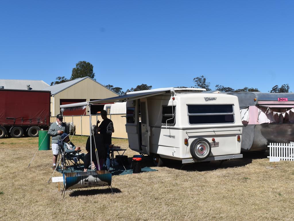 Caravans and Cars restored to perfect condition at Leyburn (Photo: Michael Hudson / Warwick Daily News)