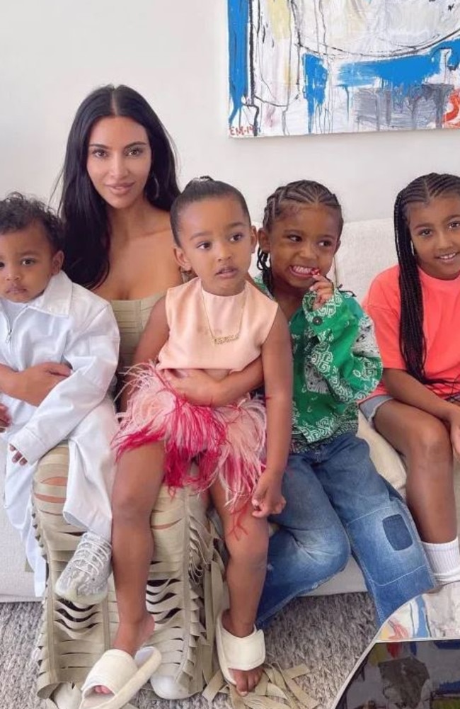 Kim had assumed he’d want to spend his birthday with their kids. Picture: Instagram