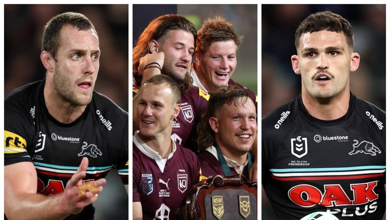 Penrith Panthers and winning Maroons side