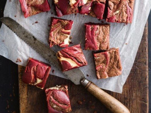 Red velvet cheesecake swirl brownie.