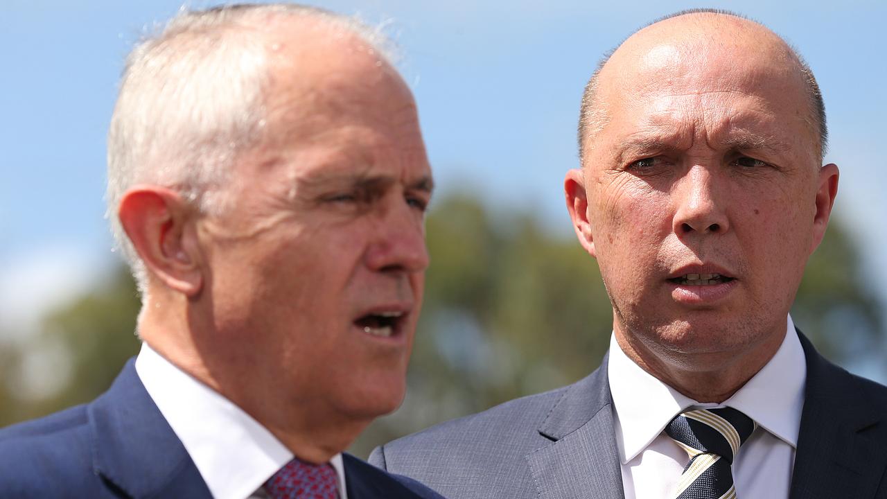 Malcolm Turnbull lashed Peter Dutton’s comments. Picture: Lyndon Mechielsen/The Australian