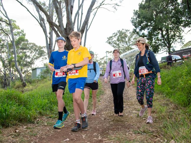 Heading off on the 20km Hike.The Base Services, Hike for Homeless held at Jubilee Park. October 19th, 2024