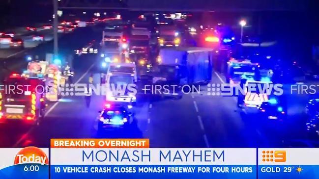 Monash Freeway Crash Near Warrigal Rd Traffic Chaos Au — Australias Leading News Site 5256