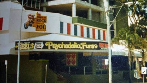 The Bombay Rock in the 1980s ahead of a gig by the Psychedelic Furs. Picture: Jenny Scott.