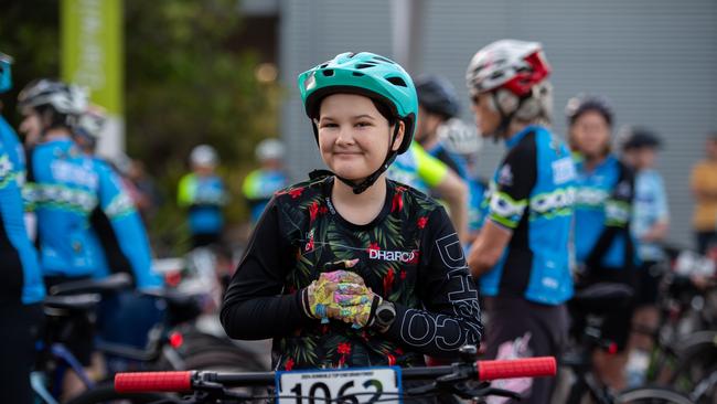 Alexandra Vidins at the Top End Gran Fondo 2024. Picture: Pema Tamang Pakhrin