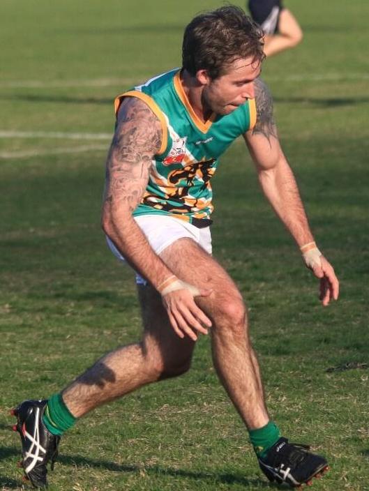 Paul Hager in action for Mooroolbark. Picture: Davis Harrigan