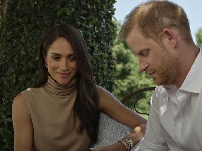 Meghan Markle and Prince Harry have had a stressful year. Picture: Responsible Technology Youth Power Fund/Vimeo