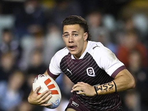 Sam Stephenson playing for the Queensland U19s. Picture: NRL