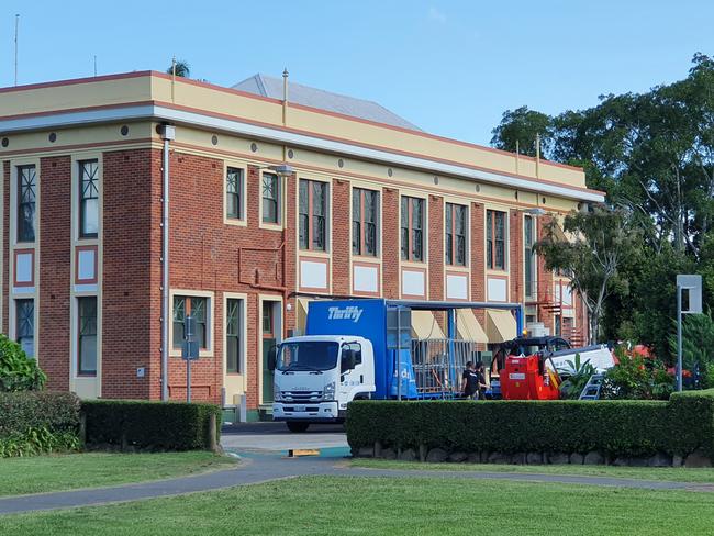 Equipment was delivered to the museum in Lismore ahead of filming for a new Netflix series.