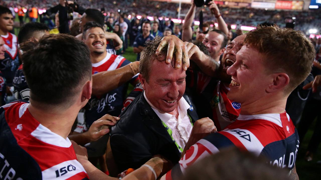 Roosters coach Trent Robinson knows how to build a premiership-winning team. Picture: Brett Costello